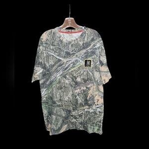 NEW Mossy Oak Camouflage T-Shirt Scent Control Size Lg 42-44